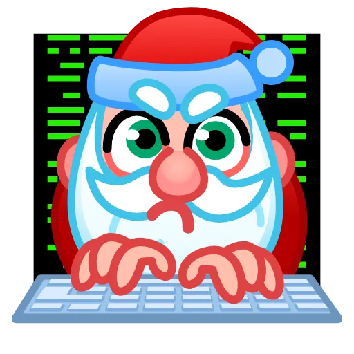 🧑‍💻 Стикер «Santa Claus» для Telegram
