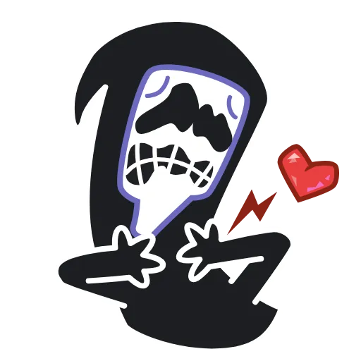 💔 Стикер «Animated Scream» для Telegram