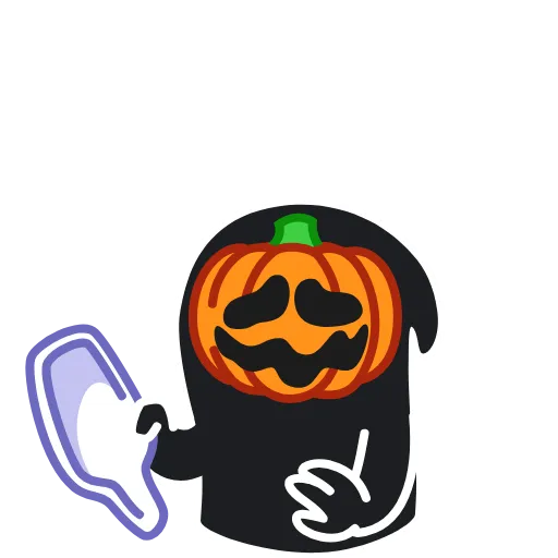 🎃 Стикер «Animated Scream» для Telegram