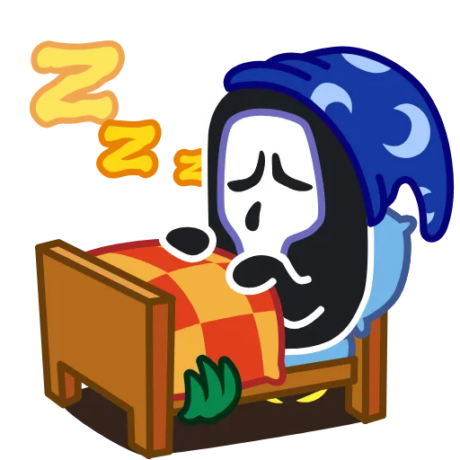 😴 Стикер «Animated Scream» для Telegram