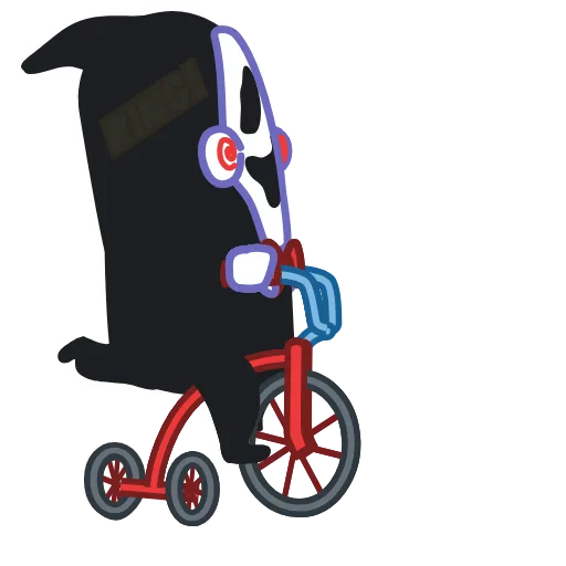 🚲 Стикер «Animated Scream» для Telegram