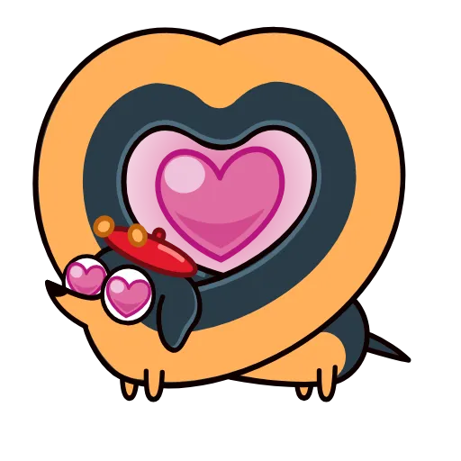 🥰 Стикер «Такса» для Telegram