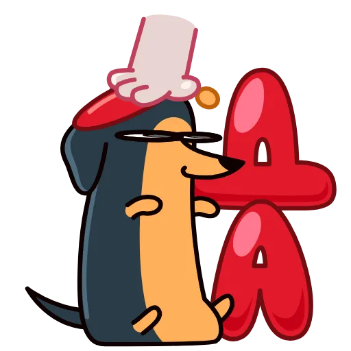 😌 Стикер «Такса» для Telegram
