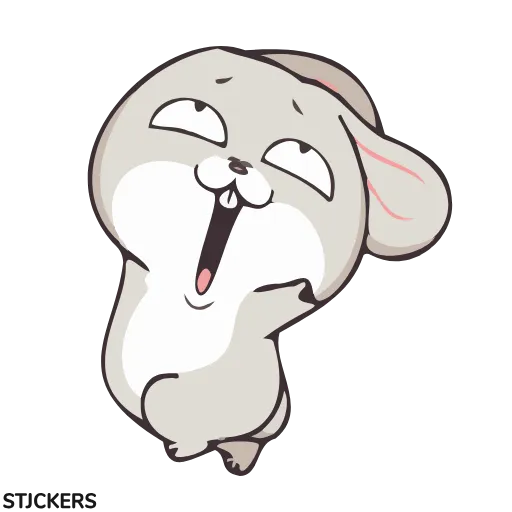 🤩 Стикер «Анимированные кролики» для Telegram