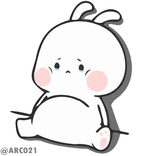 🥺 Стикер «Анимированные кролики» для Telegram
