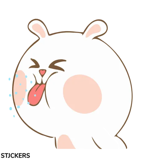 😝 Стикер «Анимированные кролики» для Telegram