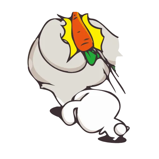 👊 Стикер «Анимированные кролики» для Telegram