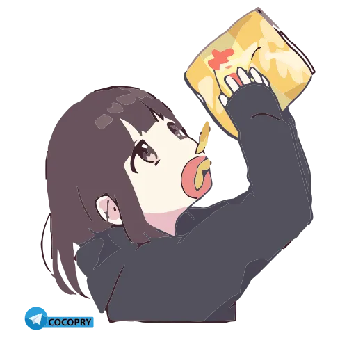 😜 Стикер «Anime Stickers» для Telegram