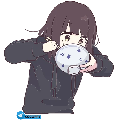 😉 Стикер «Anime Stickers» для Telegram