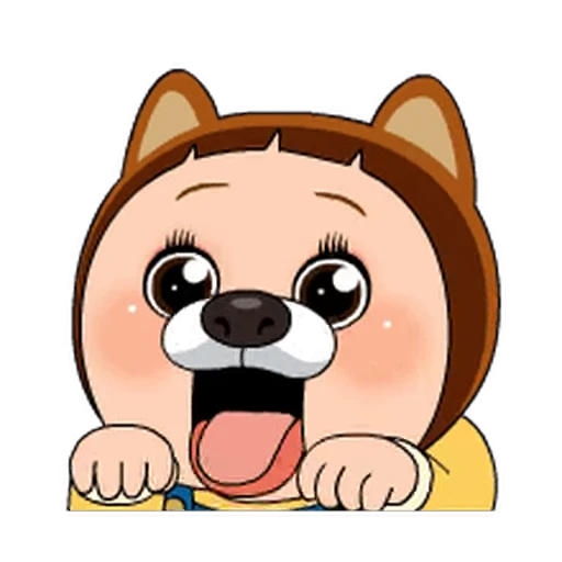 🐶 Стикер «Animation Emoji» для Telegram