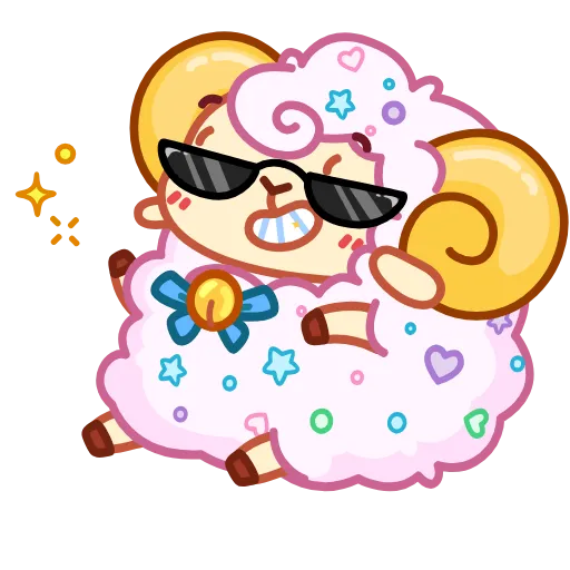 😎 Стикер «Барашек» для Telegram