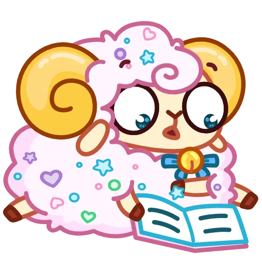 📖 Стикер «Барашек» для Telegram