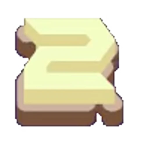 🔠 Эмодзи «Бежевый с тенью шрифт» для Telegram