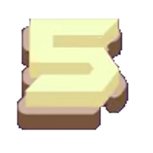 🔢 Эмодзи «Бежевый с тенью шрифт» для Telegram