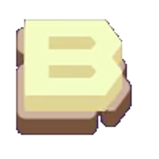🔠 Эмодзи «Бежевый с тенью шрифт» для Telegram