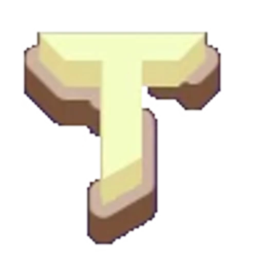 🔠 Эмодзи «Бежевый с тенью шрифт» для Telegram