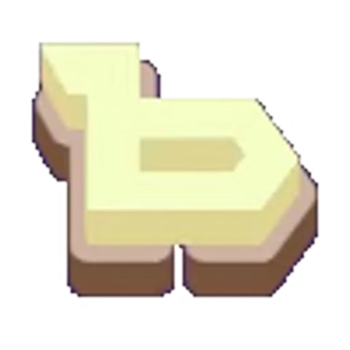 🔠 Эмодзи «Бежевый с тенью шрифт» для Telegram