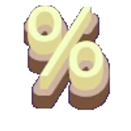🔢 Эмодзи «Бежевый с тенью шрифт» для Telegram