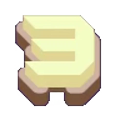 🔠 Эмодзи «Бежевый с тенью шрифт» для Telegram