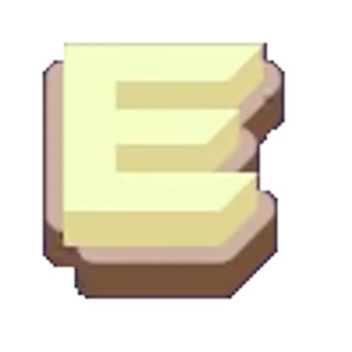 🔠 Эмодзи «Бежевый с тенью шрифт» для Telegram