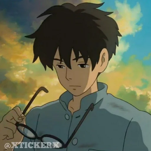 👓 Стикер «Anime 1» для Telegram