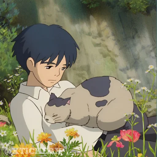 🐈 Стикер «Anime 1» для Telegram