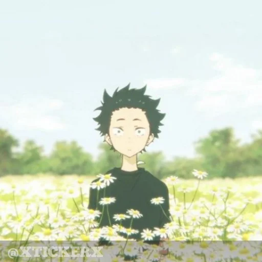 🌻 Стикер «Anime 1» для Telegram