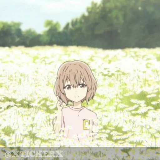 🌼 Стикер «Anime 1» для Telegram