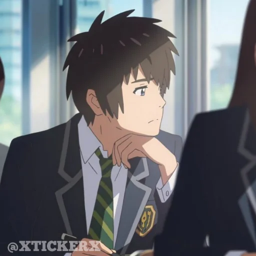 🏫 Стикер «Anime 1» для Telegram