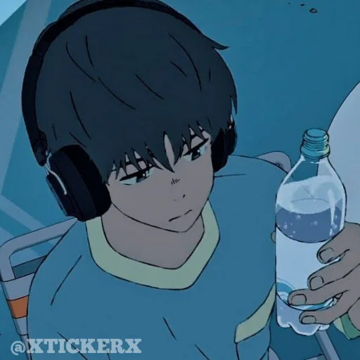 🚰 Стикер «Anime 1» для Telegram