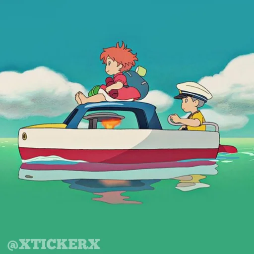 🛶 Стикер «Anime 1» для Telegram