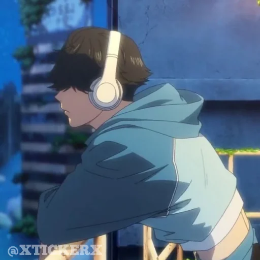 🎧 Стикер «Anime 1» для Telegram