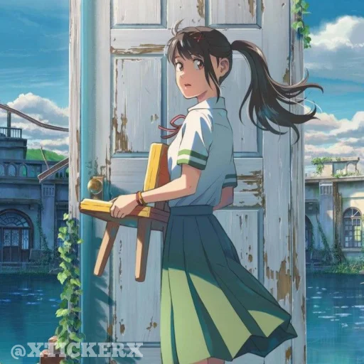 🚪 Стикер «Anime 1» для Telegram