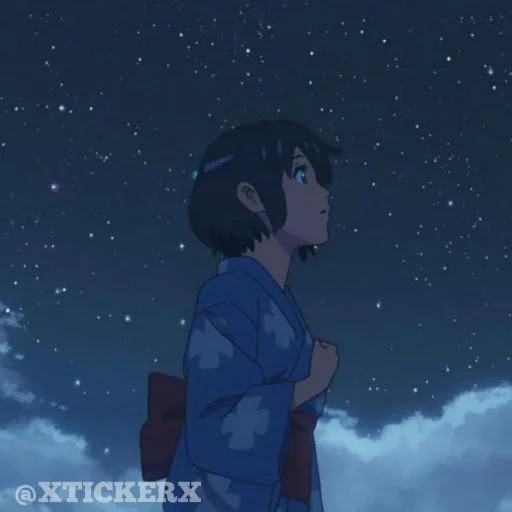 🌃 Стикер «Anime 1» для Telegram