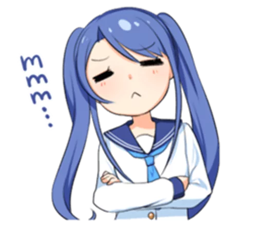 🙁 Стикер «Anime ?» для Telegram