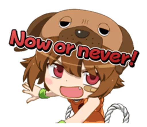 😧 Стикер «Anime ?» для Telegram