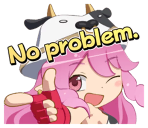 😉 Стикер «Anime ?» для Telegram