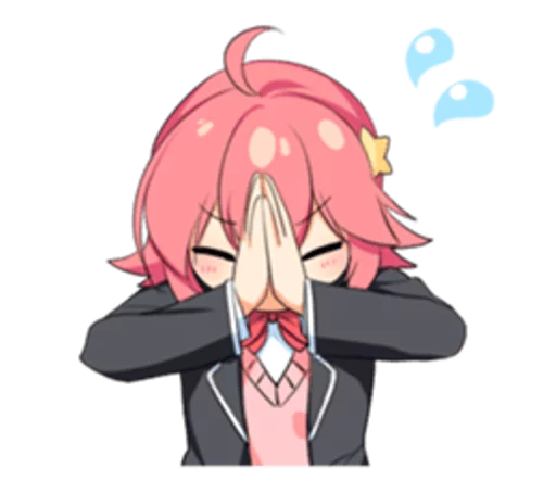 🙏 Стикер «Anime ?» для Telegram