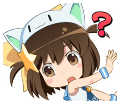 😮 Стикер «Anime ?» для Telegram