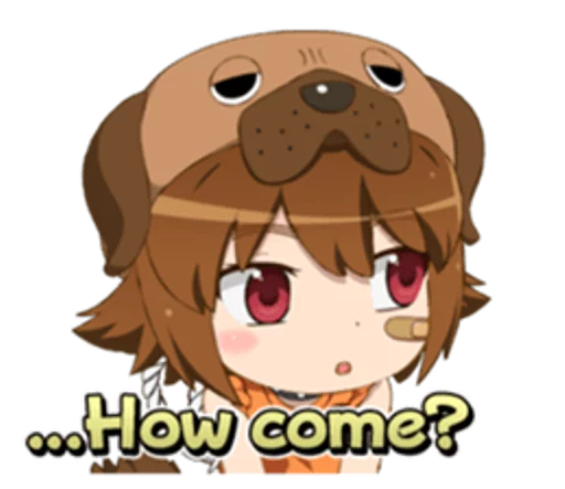 😮 Стикер «Anime ?» для Telegram