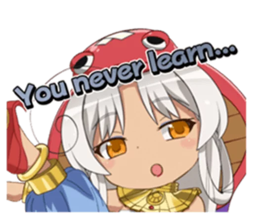 👧 Стикер «Anime ?» для Telegram