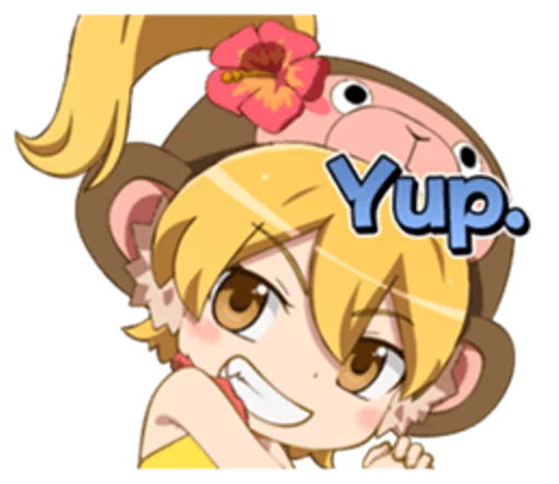 😁 Стикер «Anime ?» для Telegram