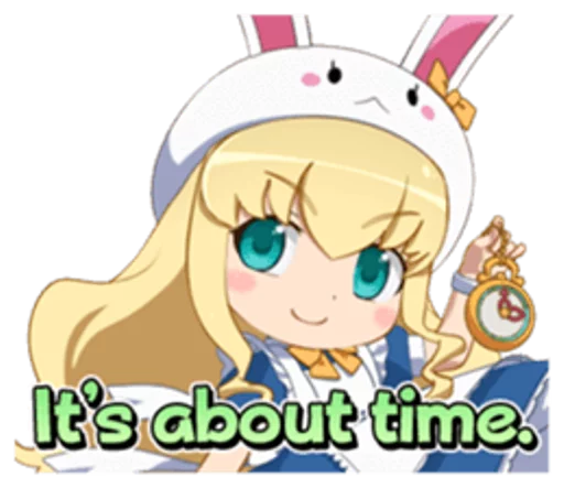 ⏰ Стикер «Anime ?» для Telegram