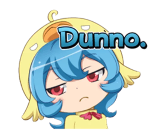 😒 Стикер «Anime ?» для Telegram