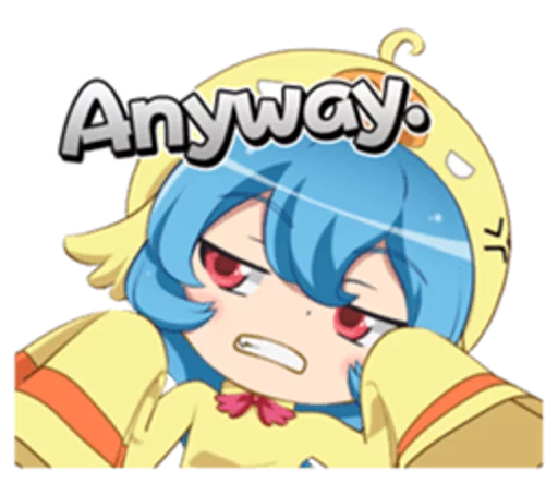 😒 Стикер «Anime ?» для Telegram