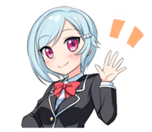 👋 Стикер «Anime ?» для Telegram