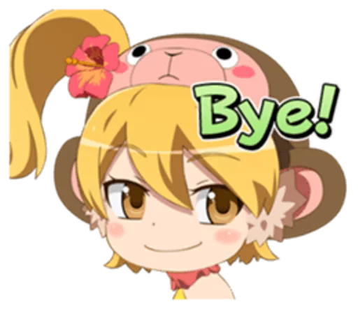 👋 Стикер «Anime ?» для Telegram