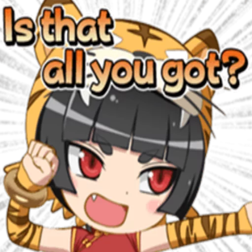 👊 Стикер «Anime ?» для Telegram