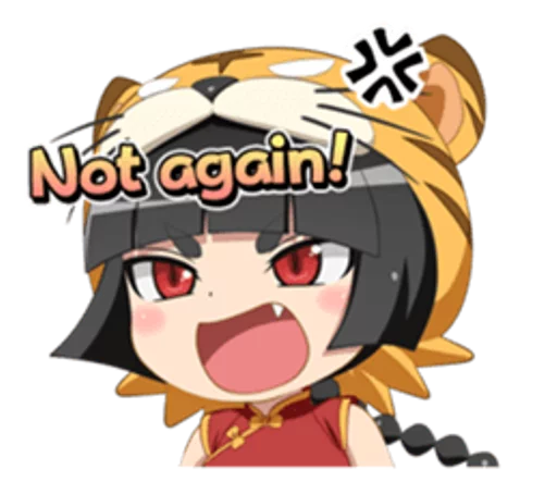 😠 Стикер «Anime ?» для Telegram