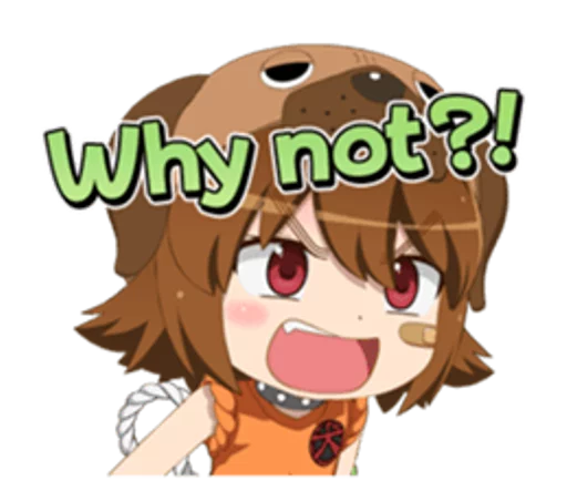 😠 Стикер «Anime ?» для Telegram
